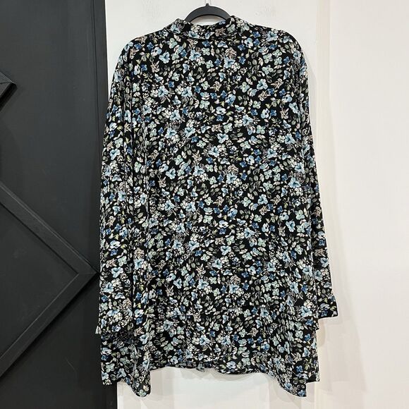 J Jill Floral Women’s Button Blouse Shirt Layered Plus Size 4X Office Career - Picture 7 of 8